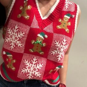 Major Label Group Gingerbread Sweater Vest